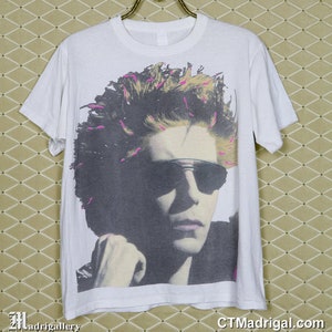 Psychedelic Furs shirt, vintage rare T-shirt, David Bowie Roxy Music Joy Division Killing Joke Echo Bunnymen New Wave 1980s soft thin white