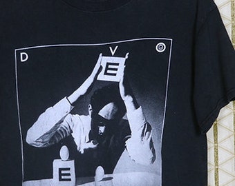 Devo Vintage T-shirt, B Stiff, Faded Black Tee Shirt, New Wave
