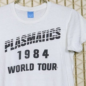 Plasmatics 1984 world tour shirt vintage Wendy O Williams t-shirt soft thin white Screen Stars rare punk Slits Joan Jett Lita Ford Motorhead