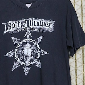 Bolt Thrower tour shirt, 1999 t-shirt, Benediction Asphyx Morbid Angel Entombed Carcass Napalm Death Bathory, death metal faded double sided