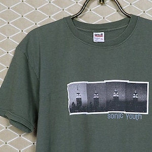 Sonic Youth shirt, vintage rare T-shirt, My Bloody Valentine Dinosaur Jr Pixies Velvet Underground Husker Du Wire Ride, faded green soft tee