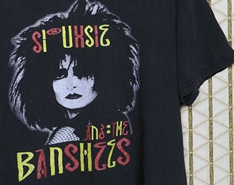 Siouxsie and the Banshees t-shirt, Sioux Creatures 1980s goth Bauhaus Cure Smiths Sisters Mercy Cocteau Twins Mission Xymox soft faded black