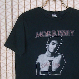 Morrissey t-shirt, The Smiths, vintage rare tee shirt, black New Wave goth, Cure Joy Division Bauhaus New Order Siouxsie Banshees