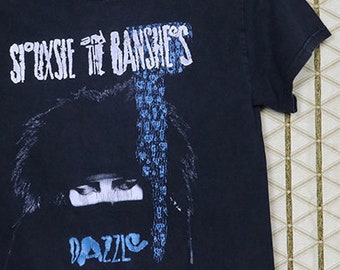 Siouxsie and the Banshees t-shirt Sioux Creatures Dazzle goth Bauhaus Cure Smiths Sisters Mercy Cocteau Twins Mission Xymox soft faded black