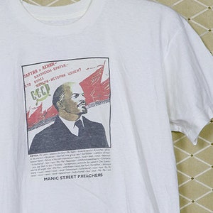 Manic Street Preachers T-shirt, Vintage Revol Shirt, Suede