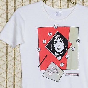 Lene Lovich shirt, Stiff Records vintage rare T-shirt, Siouxsie Banshees Nina Hagen, punk goth New Wave tee, 1970s 70s 1980s 80s gothic