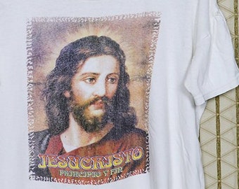 Jesus Christ T-shirt, Vintage Rare Jesu Cristo T-shirt, 1980s