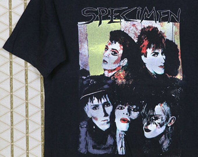 Specimen Vintage Rare Tshirt, Black Tee Shirt, the Damned Cure Bauhaus