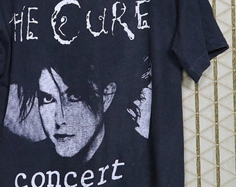 The Cure, Boys Don't Cry T-shirt, Vintage Rare Black Tour The Cure, Boys Don't Cry T-shirt, Vintage Rare Black Tour