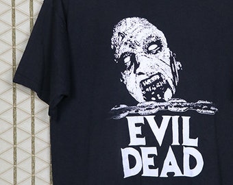 Evil Dead Horror Film Scary Movie Short Sleeve Mens T-shirts Black