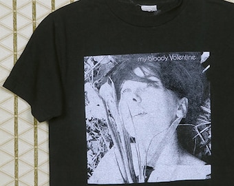 My Bloody Valentine Shirt, Vintage Rare T-shirt Tee Shirt Shoegaze