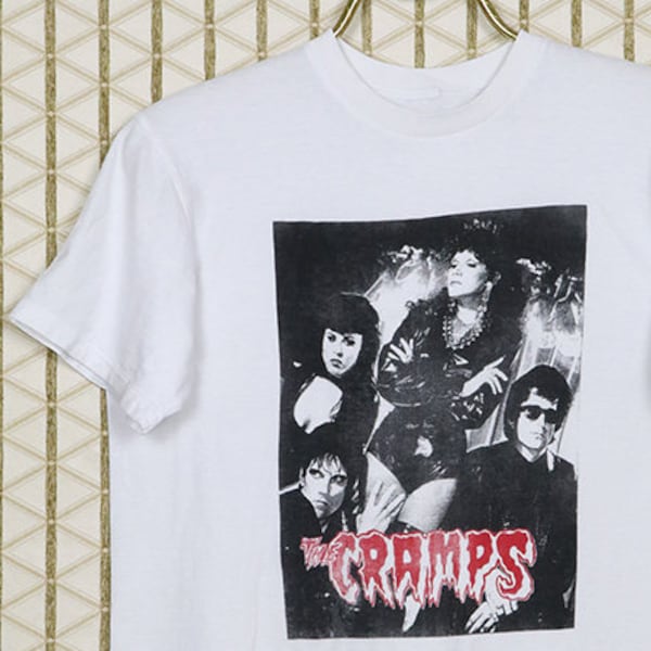 Cramps t-shirt, vintage rare horror punk goth, 45 Grave Misfits Meteors Alien Fiend