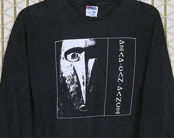 Camiseta Dead Can Dance, camiseta vintage rara gótica Kate Bush This Mortal Coil 4AD Cocteau Twins Siouxsie My Bloody Valentine Smiths Anohni