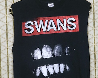 The Swans shirt, vintage rare Filth t-shirt, Sonic Youth Wire Coil Merzbow Velvet Underground SPK Xiu Godflesh Pigface, sleeveless