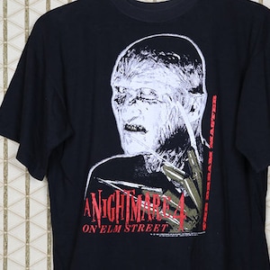 A Nightmare On Elm Street 4 shirt, horror movie t-shirt vintage rare tee Freddy Krueger Hellraiser Exorcist Halloween Dream Master image 1
