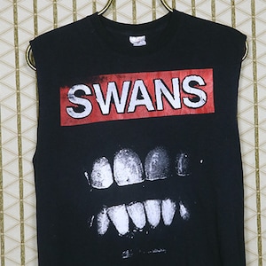 The Swans Shirt, Vintage seltenes Filth T-Shirt, Sonic Jugend Wire Coil Merzbow Velvet Untergrund SPK Thiu Godflesh Pigface, ärmellos