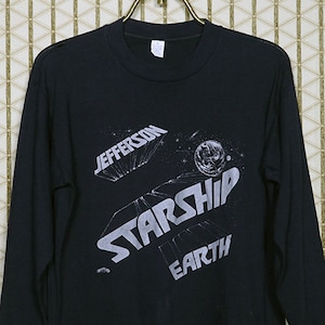 Jefferson Starship T-shirt, Airplane, tee, Janice Joplin Grateful Dead Doors Byrds Heart Santana Cream Who Fleetwood Mac, Long Sleeve Earth