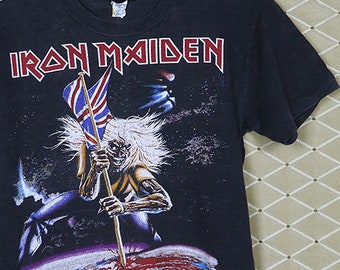 アイアン・メイデン ツアーTシャツ 1982 Number Of The Beast On The
