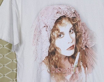 Stevie Nicks T-Shirt Vintage seltenes verzaubertes Shirt 1998 weiß, Fleetwood Mac