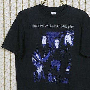 London After Midnight t shirt, vintage rare black tee shirt, goth gothic, The Cult Christian Death 45 Grave Damned Siouxsie Banshees Bauhaus
