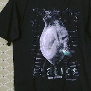 Species horror movie t-shirt, Alien Predator The Thing Bladerunner Total Recall Aliens, Sci-Fi movie tee H R Giger science fiction 1995