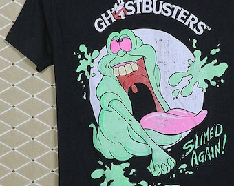 Shirt Ghostbusters II 2, vintage zeldzaam T-shirt, T-shirt horrorfilm, Beetlejuice Edward Scissorhands Gremlins gothic punk goth monster ghost