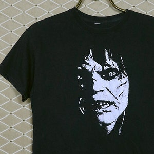 Exorcist t-shirt, vintage rare horror movie shirt, goth punk gothic occult satan satanism devil Rosemary&#39;s Baby The Omen Linda Blair black
