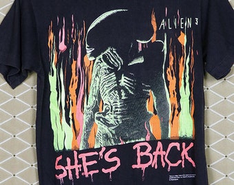 ALIEN 3 shirt, 1992 t-shirt, Sci-Fi horror movie vintage rare tee, Predator Terminator Bladerunner Star Wars Trek Species Sigourney Weaver