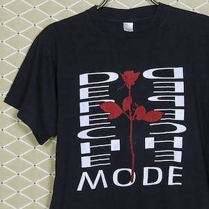 Depeche Mode shirt, vintage rare T-shirt, New Order Kraftwerk Devo Gary Numan Erasure Yaz, Yazoo, Violator, 1980s 80s 1990s 90s New Wave