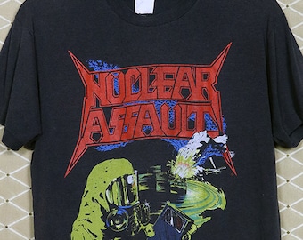 Nuclear Assault シャツ ヴィンテージ レア Tシャツ ソフト 薄手 