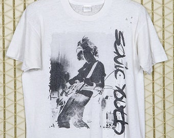 Sonic Youth vintage rare T-shirt, soft thin white tee shirt, Kim Gordon