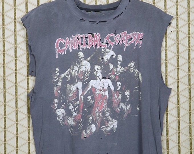 Cannibal Corpse Tour Shirt Black Metal Tshirt Six Feet Etsy
