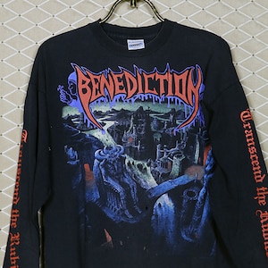 Benediction tour t-shirt Possessed Obituary Autopsy Morbid Angel Pungent Stench Anthrax Dismember Disharmonic Orchestra long sleeve 1993