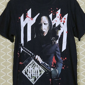 Marilyn Manson t-shirt, vintage rare t-shirt, punk goth gothic, Cradle of Filth, Christian Death, Alien Fiend, Rob Zombie, big print