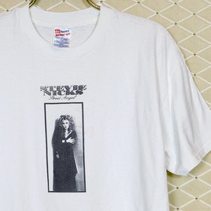Stevie Nicks t-shirt vintage rare shirt, Fleetwood Mac, white Street Angel
