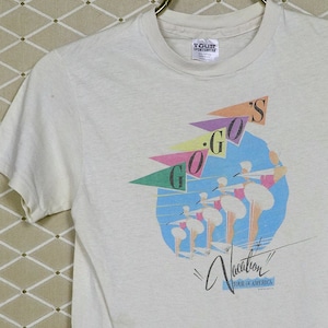 Go-Go&#39;s shirt, new wave punk shirt Madonna Duran Culture Club a-Ha ABC Wham Cyndi Lauper Joan Jett Slits Runaways Bangles soft thin Vacation