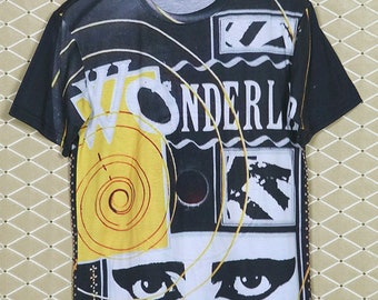 Siouxsie and the Banshees t-shirt big all over print goth Bauhaus Cure Smiths Sisters Mercy Cocteau Twins Mission Xymox Nina Hagen soft thin