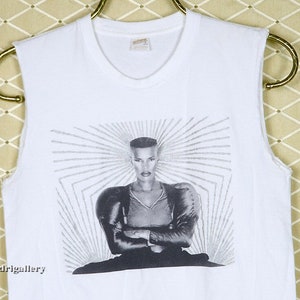 Grace Jones t-shirt, vintage rare shirt, Siouxsie Sylvester Salt-N-Pepa Sister Sledge Donna Summer Sheila E Diana Ross Nina Hagen Christeene