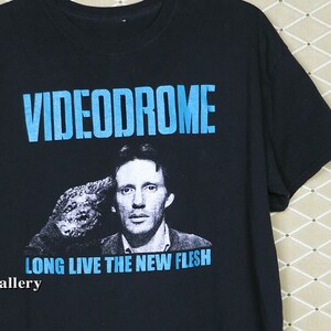 Videodrome shirt, vintage rare horror movie t-shirt, Twin Peaks Eraserhead Blue Velvet Lost Highway Suspiria Scanners American Psycho cult