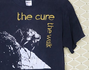 The Cure Shirt, Vintage Rare the Walk T-shirt Black Tee Robert