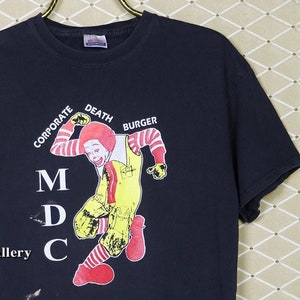 MDC shirt, vintage rare t-shirt punk rock, Fugazi Dead Kennedys Dag Nasty Bad Brains Religion Rancid Specials Dwarves GBH UK Subs M.D.C.