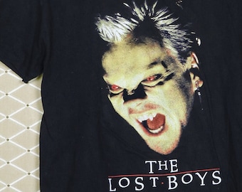 Koszulka z horrorem Lost Boys, rzadka koszulka vintage Nosferatu Dracula Wampir Elvira Bram Stoker Okultyzm Czary Diabeł Gotycki gotycki punk