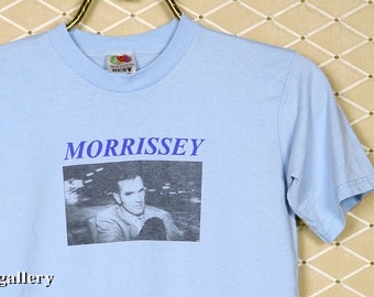 Morrissey T-shirt, Smiths Vintage Rare Blue Shirt, Joy