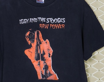 The Stooges Shirt, Iggy Pop T-shirt, Vintage Rare Punk Rock