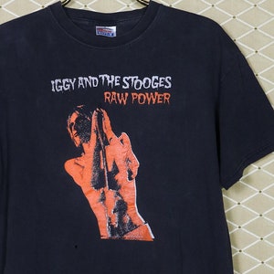 The Stooges shirt, Iggy Pop t-shirt, vintage rare punk rock shirt Ramones David Bowie New York Dolls Lou Reed Velvet Underground Patti Smith