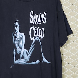 Danzig shirt, Misfits Samhain vintage rare t-shirt, Satan&#39;s Child tee Glenn double sided, Type O Negative Motorhead Anthrax Cramps Ramones