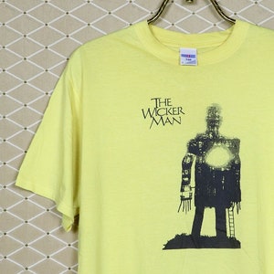 The Wicker Man horror t-shirt, vintage rare occult movie tee shirt Exorcist Hellraiser Satan Satanism Witchcraft Wicca Rosemary&#39;s Baby Omen