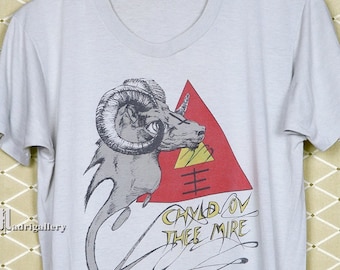 T-shirt Psychic TV Logo Crâne - Musique Industrielle Throbbing Gristle - Noir