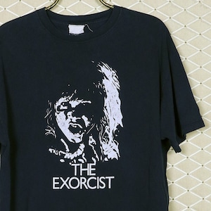 Exorcist t shirt, horror movie t-shirt, vintage rare goth punk gothic Hellraiser Carrie occult satan satanism devil Wicca witchcraft Omen