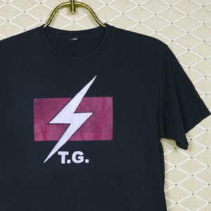 Throbbing Gristle t-shirt vintage rare tee shirt Psychic TV Genesis P-Orridge Coil Chris Cosey Download punk SPK Nurse With Wound Whitehouse